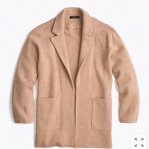 NWT - J.Crew Sophie open-front sweater-blazer